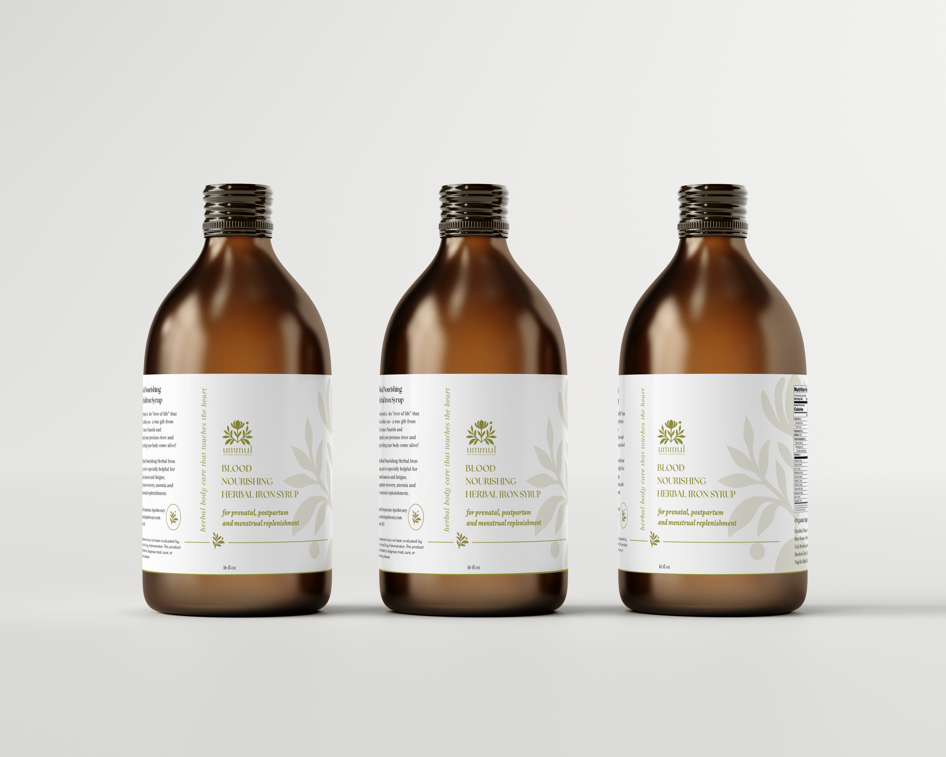 Organic Blood Nourishing Herbal Iron Syrup